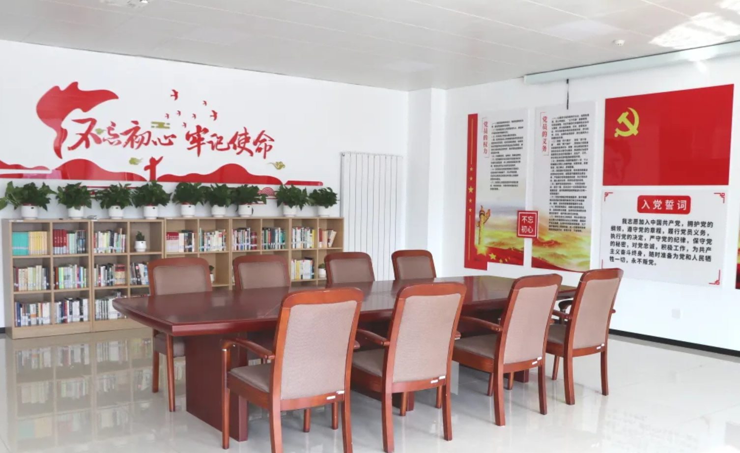 品书香之气，打造党建工作新阵地——qy球友会(千亿)智能建立党建阅览室